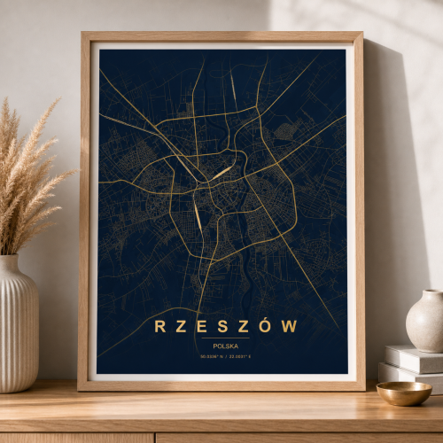 Plakat wydruk Twojego miasta